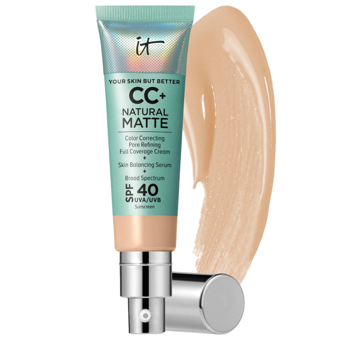 IT Cosmetics матовый крем CC+  Natural Matte Foundation with SPF 40 - Light , 32ml