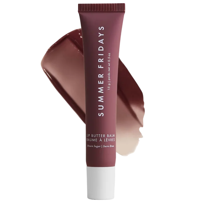 Summer Fridays Lip Butter Balm for Hydration & Shine - Brown Sugar rang beruvchi balzam