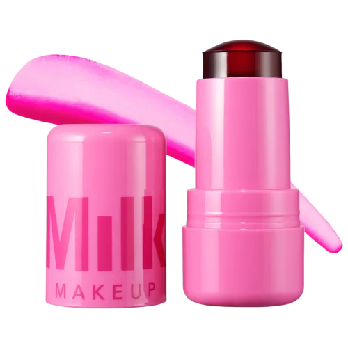 Тинт-румяна желе для щек и губ MILK MAKEUP Cooling Water Jelly Tint Lip + Cheek Blush Stain - Burst - Poppy Pink