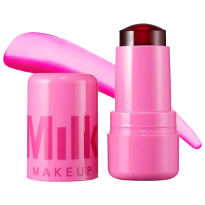 MILK MAKEUP Cooling Water Jelly Tint Lip + Cheek Blush Stain - Burst - Poppy Pink yuz va lablar uchun jele tint-rumyana