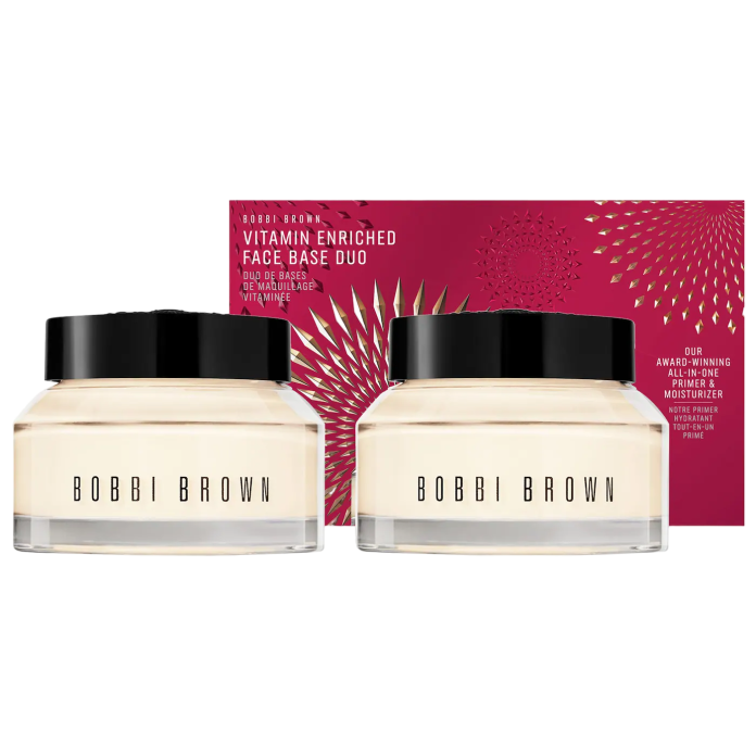 Набор из 2 Крем-основа для лица Bobbi Brown Vitamin Enriched Face Base Primer Moisturizer Duo With Vitamin C + Hyaluronic Acid 2x50ml