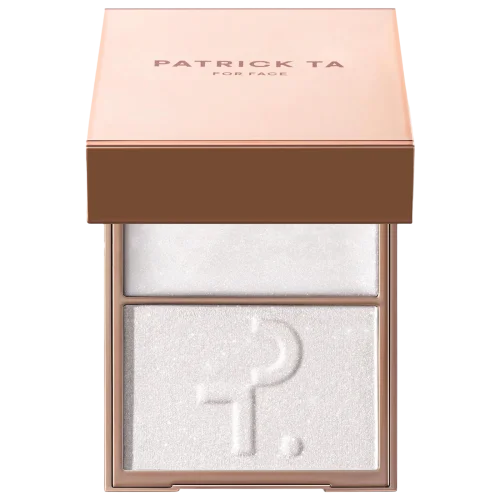 Дуэт кремового и пудрового хайлайтера PATRICK TA Major Glow Crème & Powder Light Reflecting Translucent Highlighter Duo - My Love