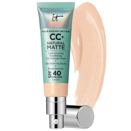 IT Cosmetics матовый крем CC+  Natural Matte Foundation with SPF 40 - Fair , 32ml