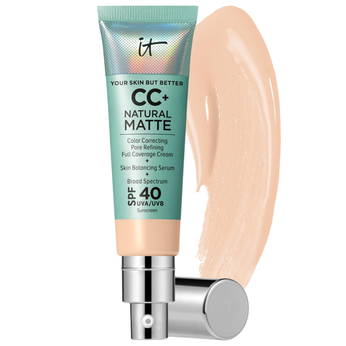 IT Cosmetics матовый крем CC+  Natural Matte Foundation with SPF 40 - Fair , 32ml