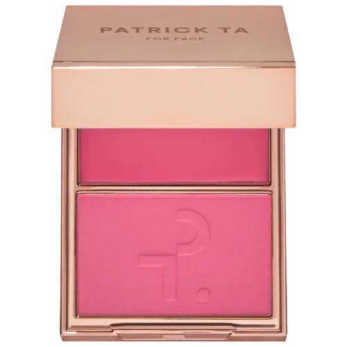 Дуэт кремовых и пудровых румян PATRICK TA Major Headlines Double-Take Crème & Powder Blush Duo - She's a Doll