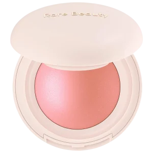 Rare Beauty Soft Pinch Luminous Powder Blush - Cheer (Selena's custom shade) - svetliy, teplyy rozoviy yaltiroq rumyana