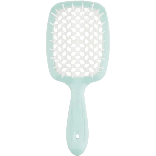 Расческа для волос Janeke Superbrush - светло-бирюзовая/белая