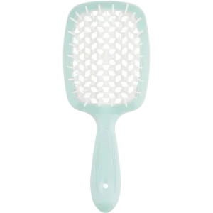 Расческа для волос Janeke Superbrush - светло-бирюзовая/белая