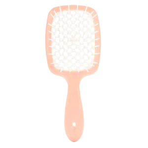 Расческа для волос Janeke Superbrush - персиковая/белая