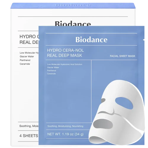 Маска гидрогелевая набор из 4х Biodance Hydro Cera-nol Real Deep Mask