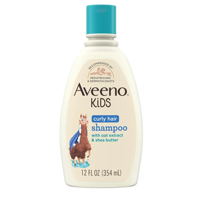 Aveeno Kids Curly Hair Hydrating Shampoo - 354ml jingalak sochlar uchun bolalar shampuni