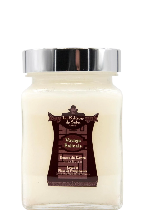 Масло Ши для увлажнения тела и волос La Sultane de Saba Shea Butter - Lotus and Frangipani Flower - 300g