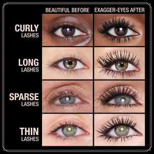 Charlotte Tilbury Exagger-eyes Volumizing and Curling Mascara tush