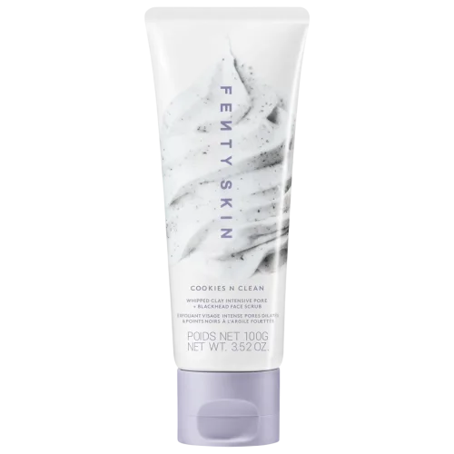 Скраб для глубокого очищения кожи лица Fenty Skin Cookies N Clean Whipped Clay Intensive Pore + Blackhead Face Scrub - 100ml