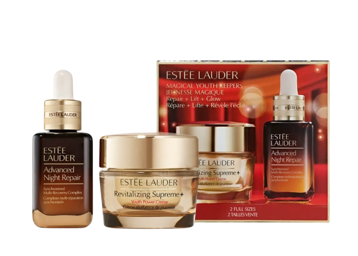 Подарочный набор Estée Lauder Serum + Moisturizer Skincare Set Repair + Lift + Glow