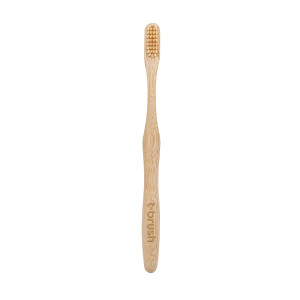 Зубная щетка t-brush бамбуковая средней жесткости - бежевая