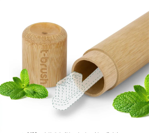 T-Brush - Бамбуковый контейнер t-brush для хранения зубных щеток