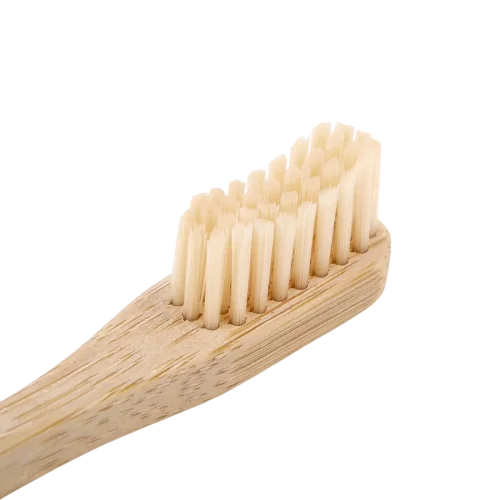 Зубная щетка t-brush бамбуковая средней жесткости - бежевая