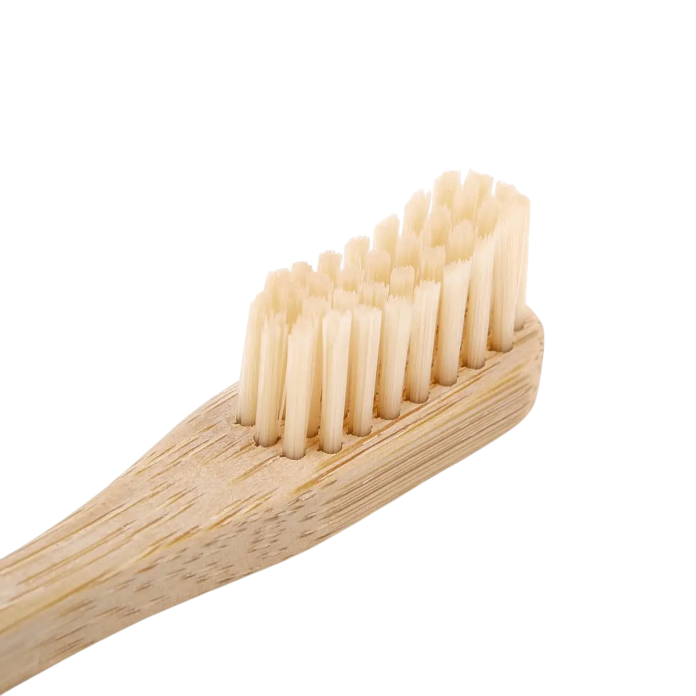 Зубная щетка t-brush бамбуковая средней жесткости - бежевая