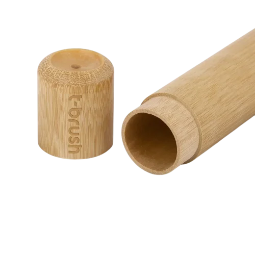 T-Brush - Бамбуковый контейнер t-brush для хранения зубных щеток