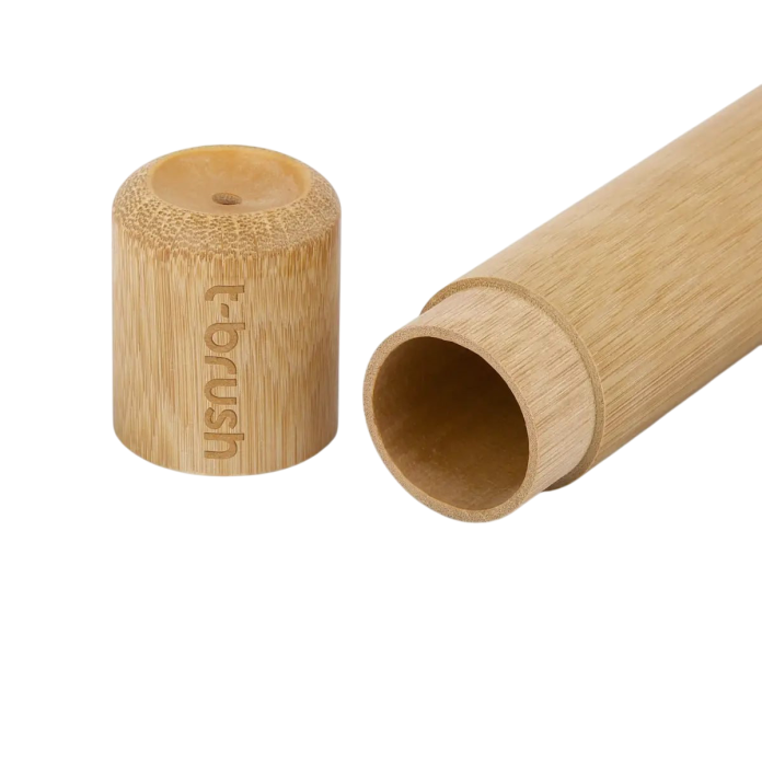 T-Brush - Бамбуковый контейнер t-brush для хранения зубных щеток