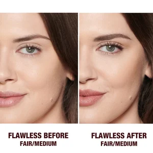 Charlotte Tilbury Airbrush Flawless Finish Brightening Powder pudrasi - Fair-Medium