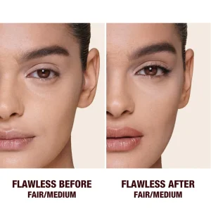 Charlotte Tilbury Airbrush Flawless Finish Brightening Powder pudrasi - Fair-Medium