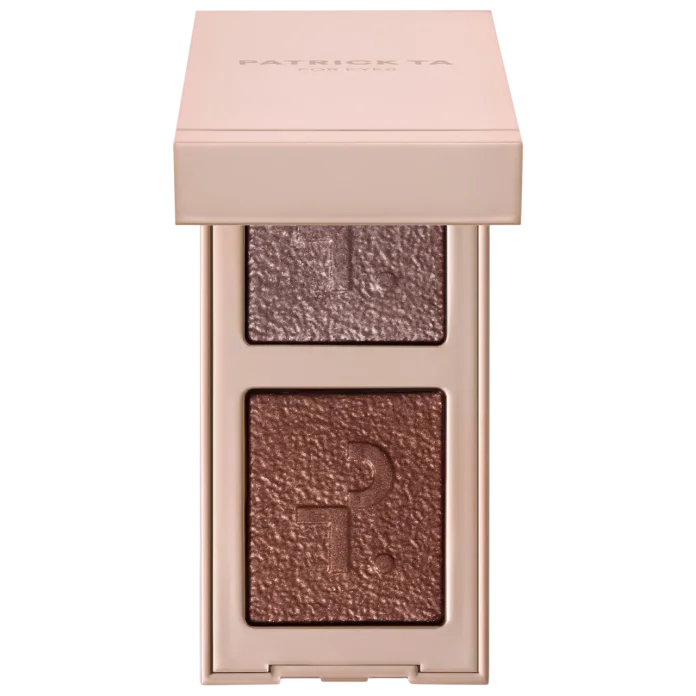 PATRICK TA Major Dimension Eye Illusion Eyeshadow Duo - Still At The Club ko'z tenlarining yaltiroq dueti