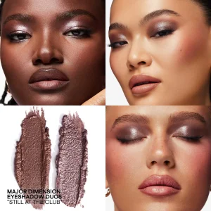 PATRICK TA Major Dimension Eye Illusion Eyeshadow Duo - Still At The Club ko'z tenlarining yaltiroq dueti