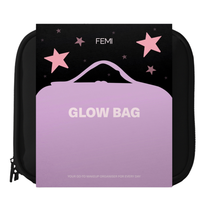 Косметичка с зеркалом и LED подсветкой FEMI Glow Bag - Midnight Glam
