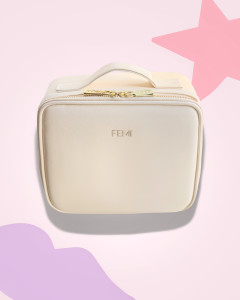 Косметичка с зеркалом и LED подсветкой FEMI Glow Bag - Desert Beige
