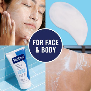 PanOxyl Acne Foaming Wash Benzoyl Peroxide 4% aknega qarshi yuz yuvish ko'pigi (4% benzoyl peroksid bilan)