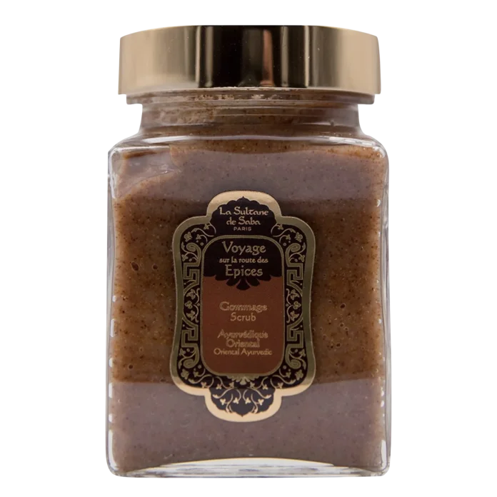 La Sultane de Saba Body Scrub - Ayurvedic Treatment - Amber Vanilla Patchouli Journey To The Spices Route tana skrab