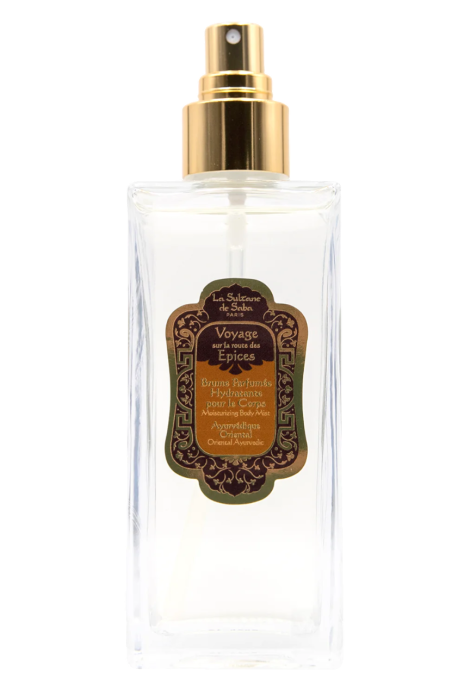 Спрей для тела La Sultane de Saba Moisturizing Body Mist - Ayurvedic Treatment - Amber Vanilla - 200ml