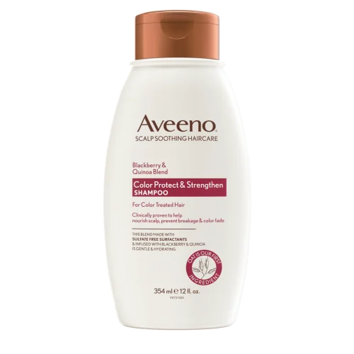 Шампунь безсульфатный для окрашенных волос Aveeno Blackberry & Quinoa Shampoo 354 мл