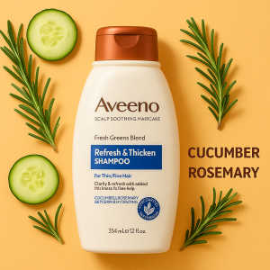 Шампунь безсульфатный для объема и свежести Aveeno Fresh Greens Blend Shampoo - 354 мл
