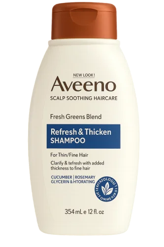 Шампунь безсульфатный для объема и свежести Aveeno Fresh Greens Blend Shampoo - 354 мл