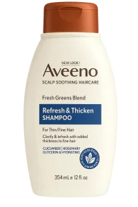 Aveeno Fresh Greens Blend Shampoo hajmli va tetiklantiruvchi sulfatsiz shampun 354 ml