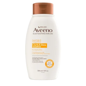 Очищающий и придающий блеск шампунь с яблочным уксусом Aveeno Apple Cider Vinegar Clarifying Shampoo 354ml