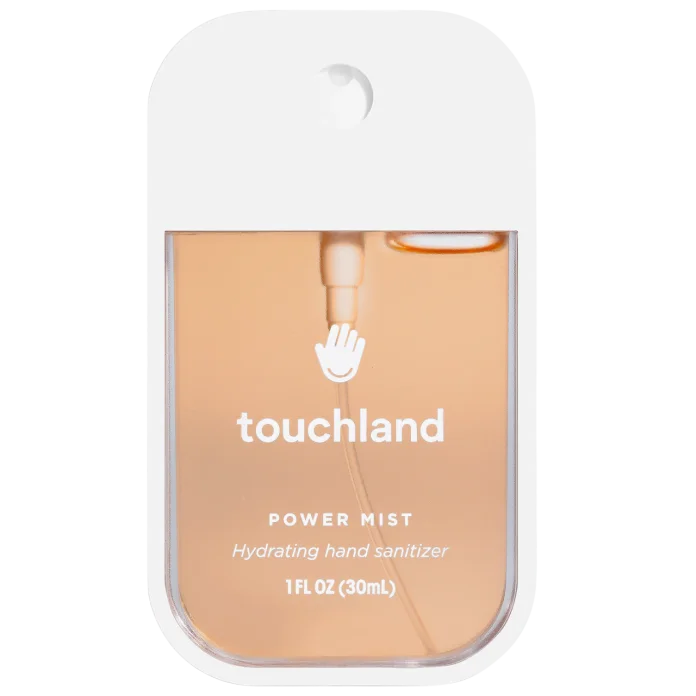 Touchland Power Mist Hydrating Hand Sanitizer - Velvet Peach qo'l uchun dezinfektsiyalovchi va namlovchi sprey
