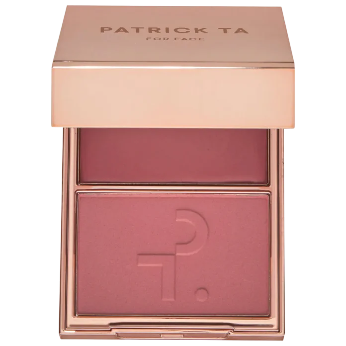 Дуэт кремовых и пудровых румян PATRICK TA  Major Headlines Double-Take Crème & Powder Blush Duo - She Goes To The Gym