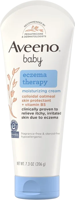 Aveeno Baby Eczema Therapy Moisturizing Cream - 206 гр ekzemaga qarshi namlantiruvchi krem