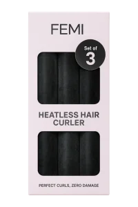 Набор бархатных бигуди FEMI Heatless Hair Curler - Midnight Glam