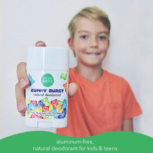 Натуральный дезодорант для детей Fresh Monster Natural Deodorant for Kids and Teens I Aluminum-Free, Paraben-Free and Hypoallergenic - Gummy Burst