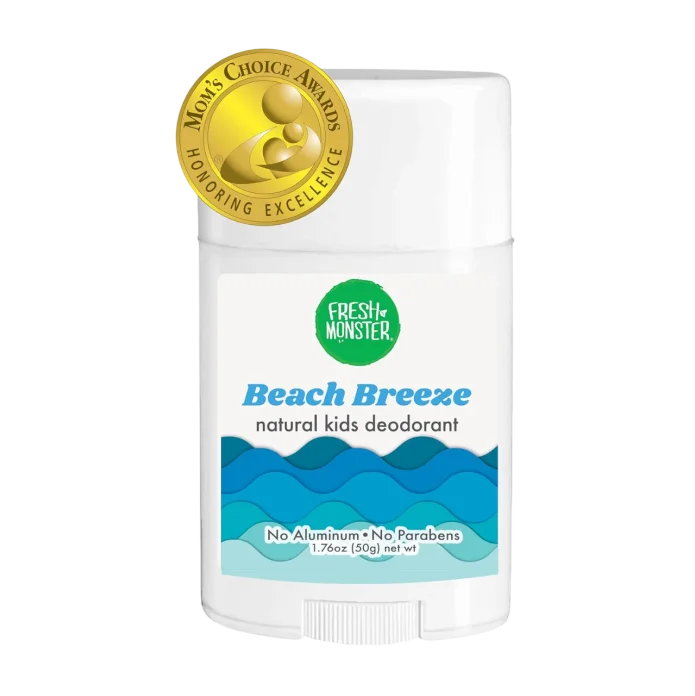 Натуральный дезодорант для детей Fresh Monster Natural Deodorant for Kids and Teens I Aluminum-Free, Paraben-Free and Hypoallergenic - Beach Breeze