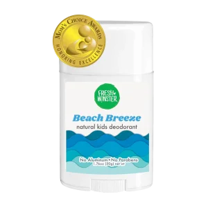 Натуральный дезодорант для детей Fresh Monster Natural Deodorant for Kids and Teens I Aluminum-Free, Paraben-Free and Hypoallergenic - Beach Breeze