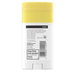 Neutrogena Sheer Zinc Детский минеральный солнцезащитный стик SPF 50+ водостойкий