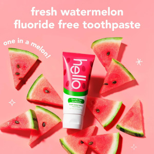 Натуральная зубная паста с арбузным вкусом Hello Natural Watermelon Flavor Baby & Kids Fluoride Free Toothpaste - 120ml