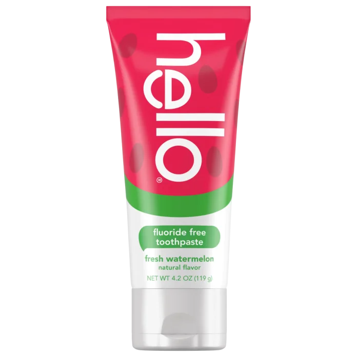 Натуральная зубная паста с арбузным вкусом Hello Natural Watermelon Flavor Baby & Kids Fluoride Free Toothpaste - 120ml