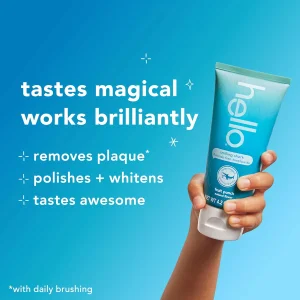 Натуральная зубная паста "фруктовый пунш" Hello Natural Fruit Punch Flavor Baby & Kids Fluoride Free Toothpaste - 120ml